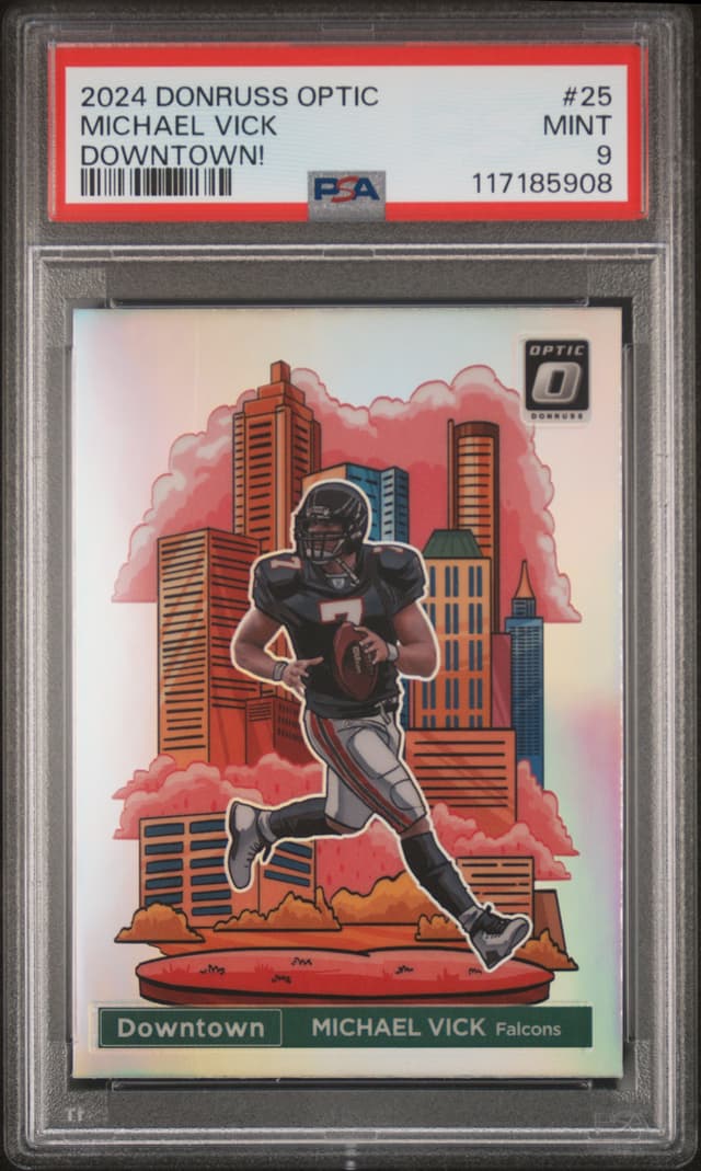 2024 PANINI DONRUSS OPTIC DOWNTOWN! MICHAEL VICK 25