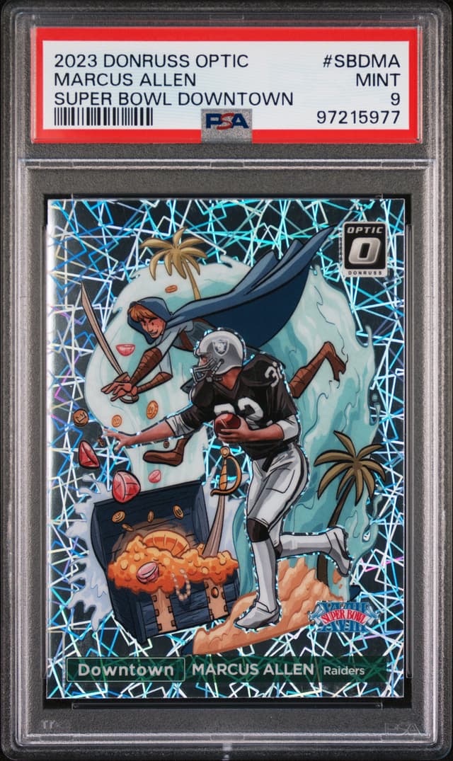 2023 PANINI DONRUSS OPTIC SUPER BOWL DOWNTOWN MARCUS ALLEN SBDMA