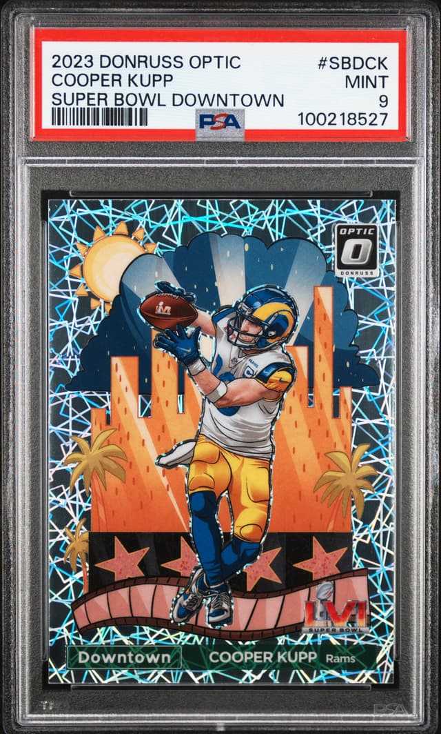 2023 PANINI DONRUSS OPTIC SUPER BOWL DOWNTOWN COOPER KUPP SBDCK