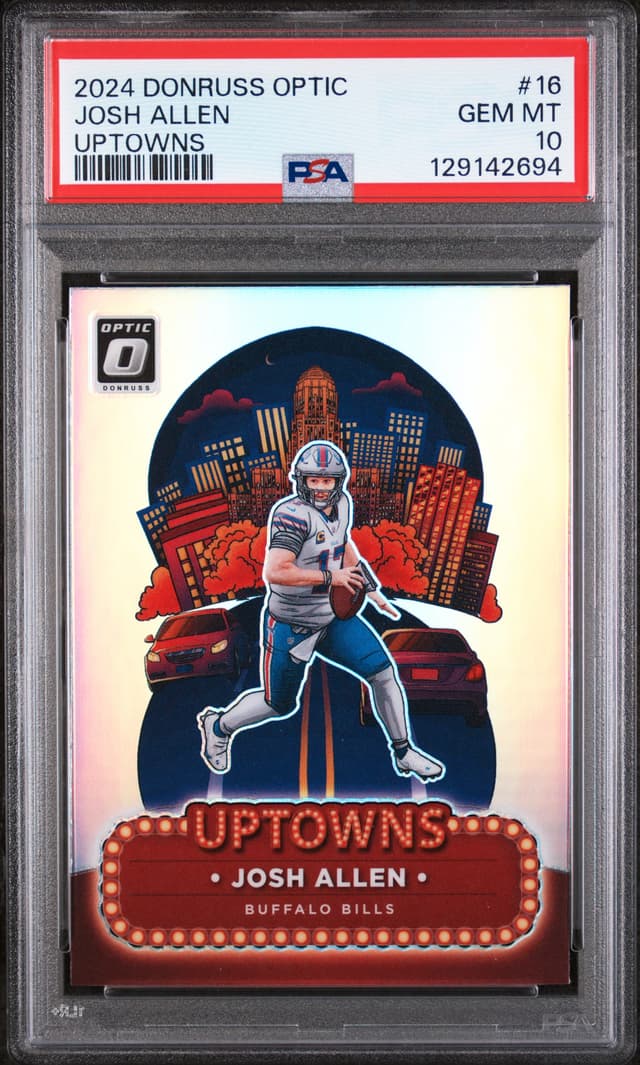 2024 PANINI DONRUSS OPTIC UPTOWNS JOSH ALLEN 16