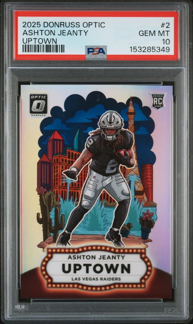2025 PANINI DONRUSS OPTIC UPTOWN ASHTON JEANTY 2