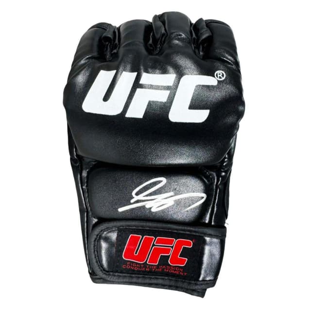 George St. Pierre autographed glove