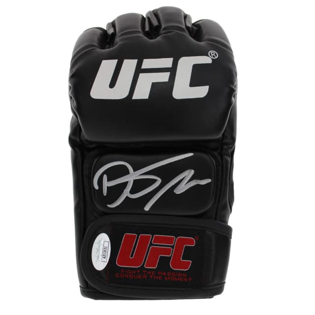 Dustin Poirier autographed glove